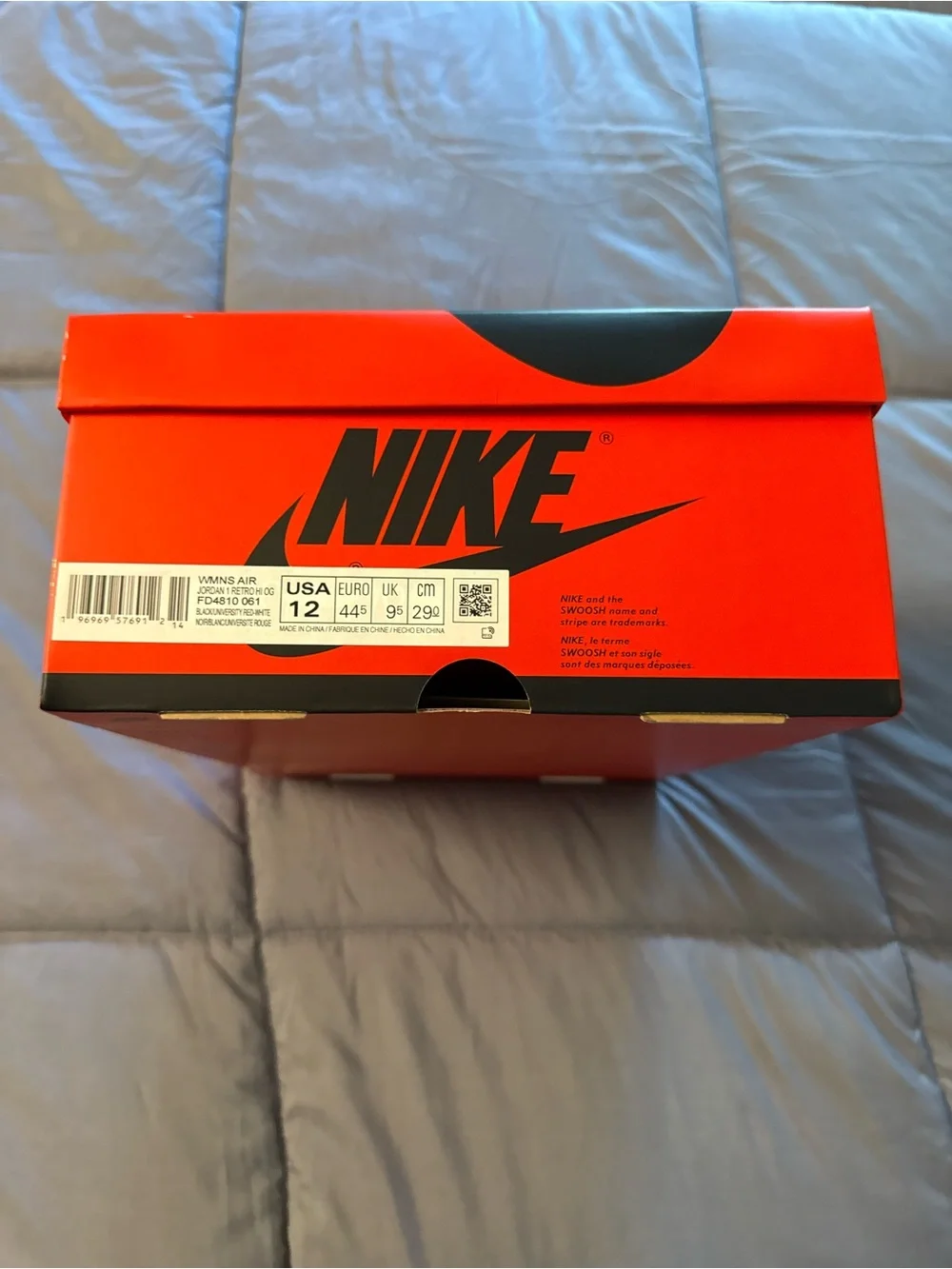 Nike Air Jordan 1 Hi Black/Red Retro